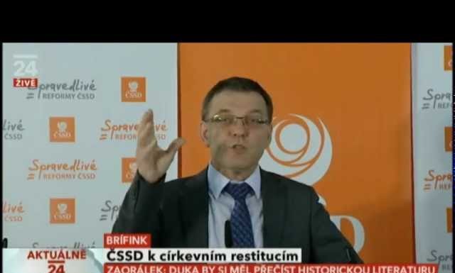 Lubomír Zaorálek Kolaborantská role církve